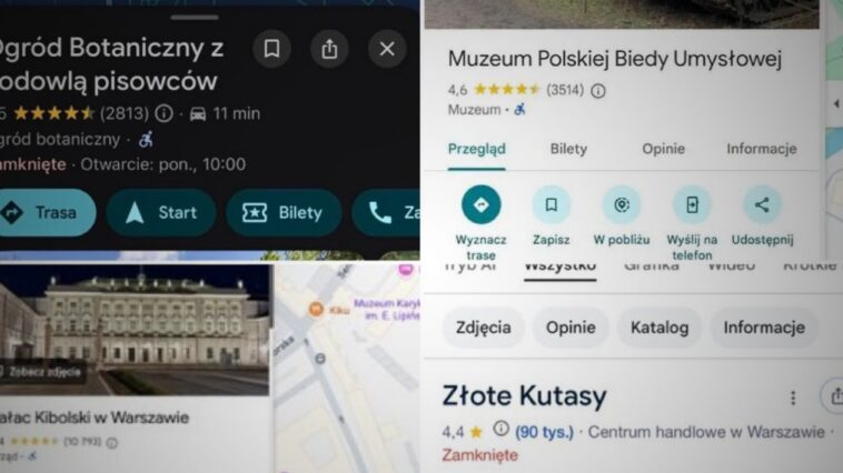 wulgarne zmiany w mapach google